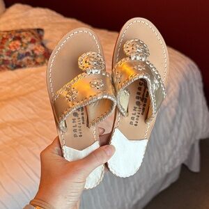 Palm Beach Sandals Kids Platinum Sandals